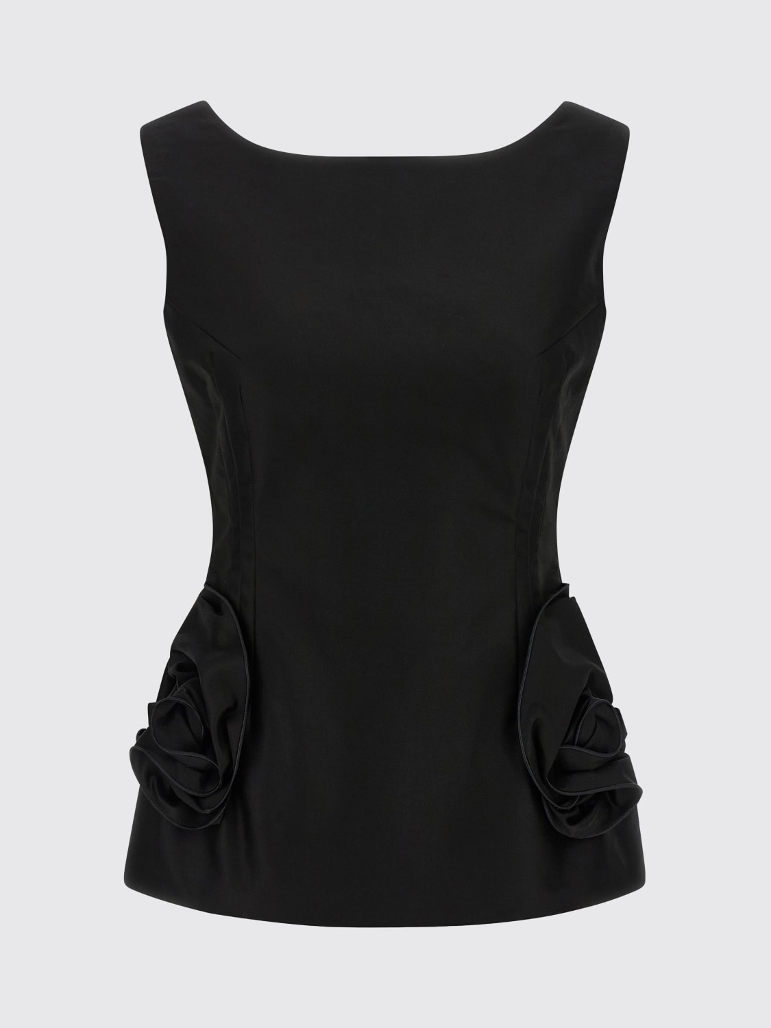 MAGDA BUTRYM TOP: Top woman Magda Butrym, Black - Img 1