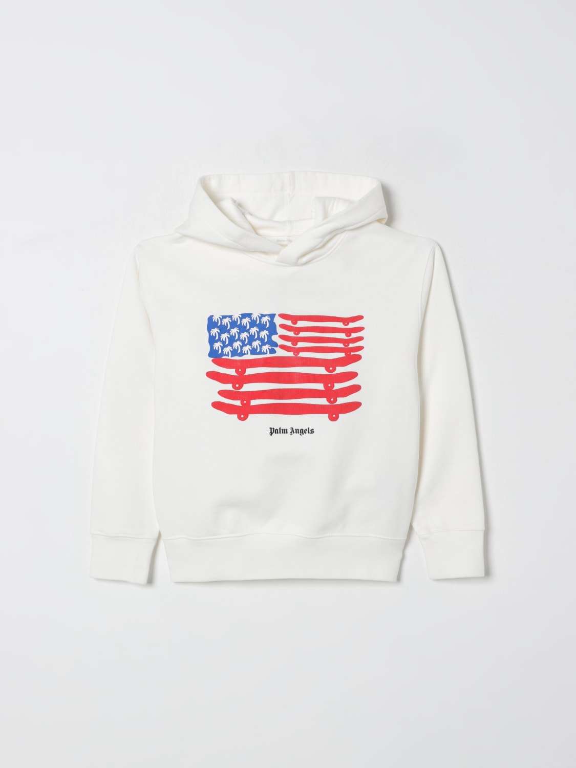 PALM ANGELS SWEATER: Sweater kids Palm Angels, White - Img 1
