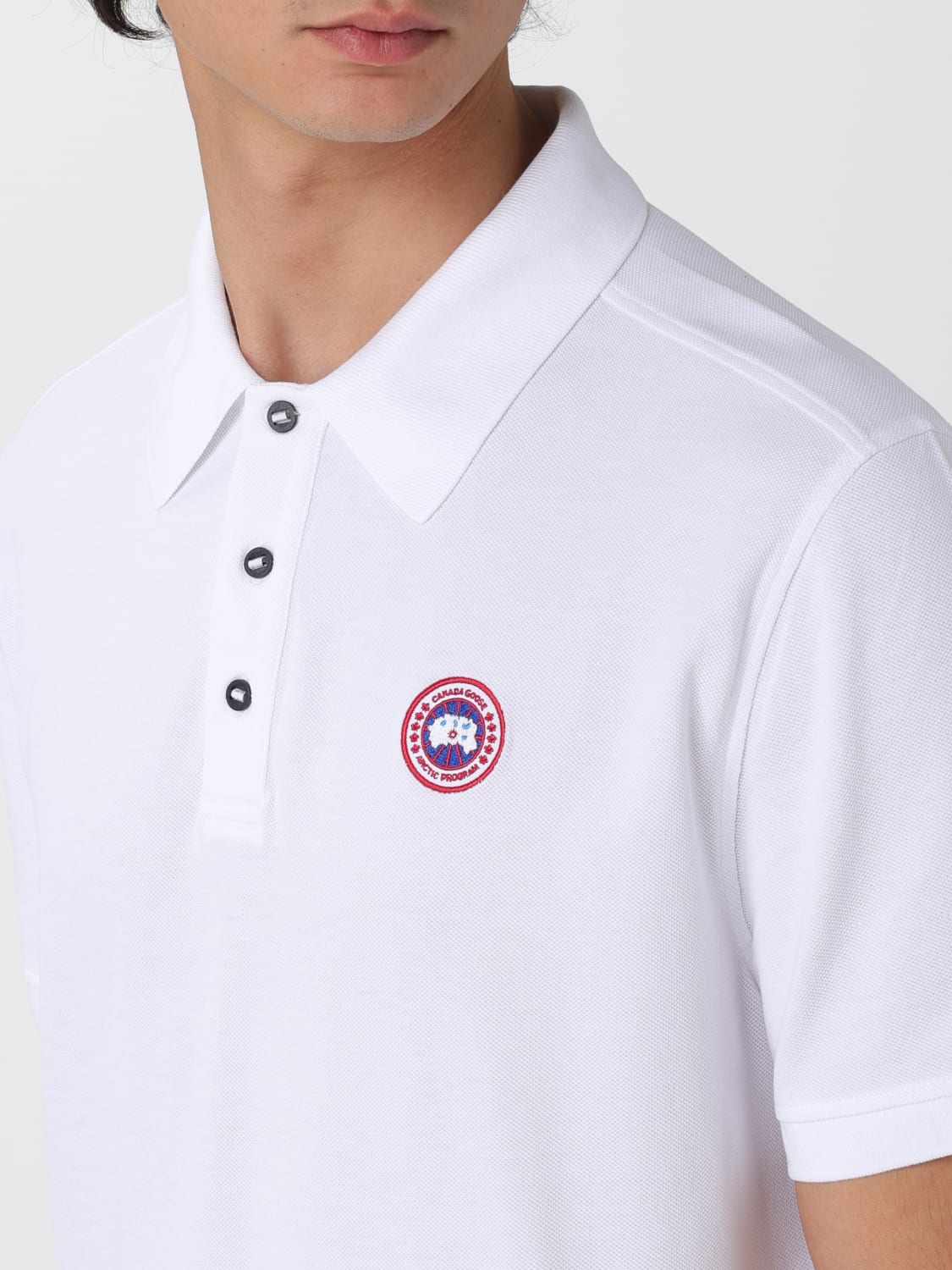 CANADA GOOSE POLO: Polo herren Canada Goose, Weiß - Img 3