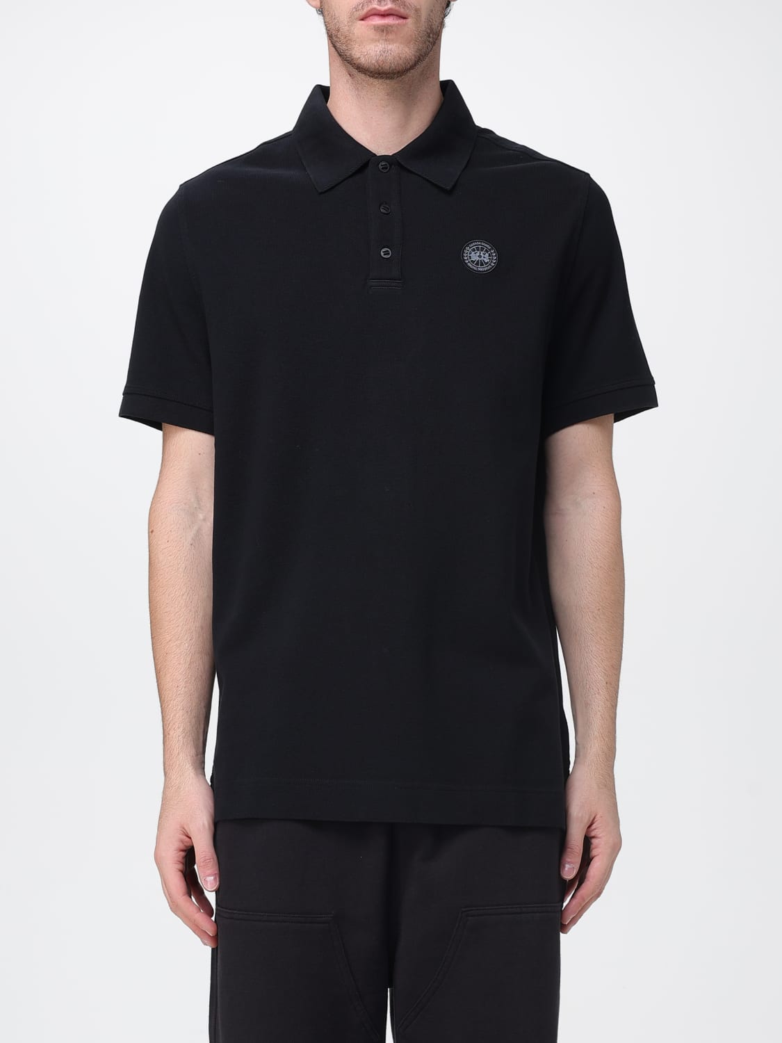 CANADA GOOSE POLO: Polo herren Canada Goose, Schwarz - Img 1