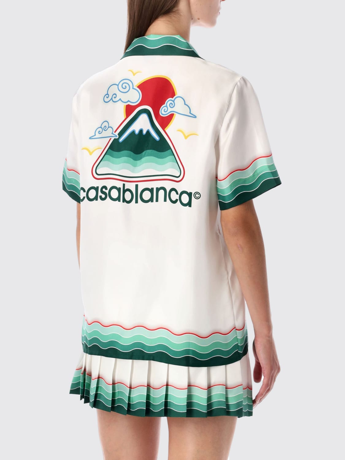 CASABLANCA SHIRT: T-shirt woman Casablanca, White - Img 2