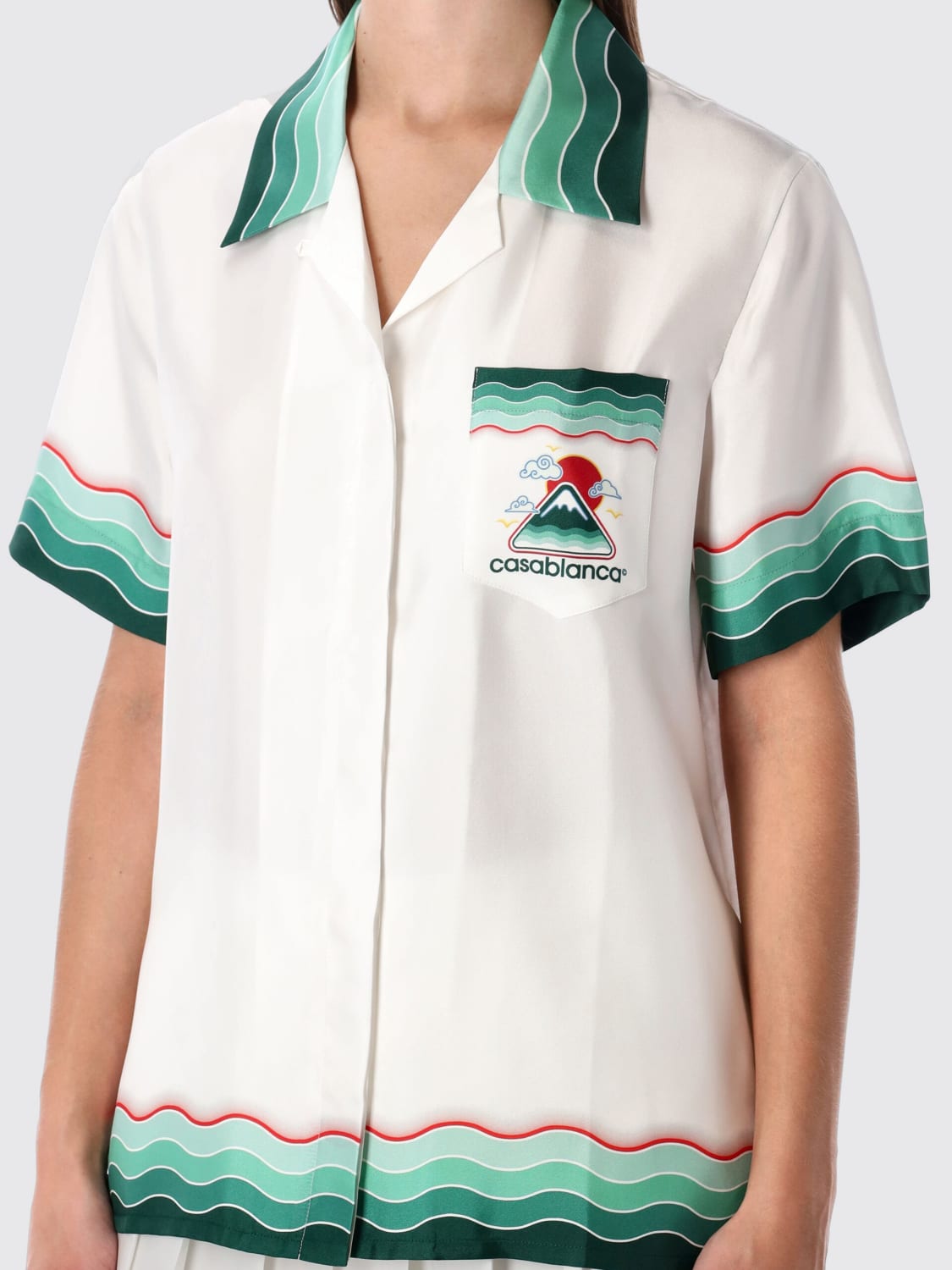 CASABLANCA SHIRT: T-shirt woman Casablanca, White - Img 3