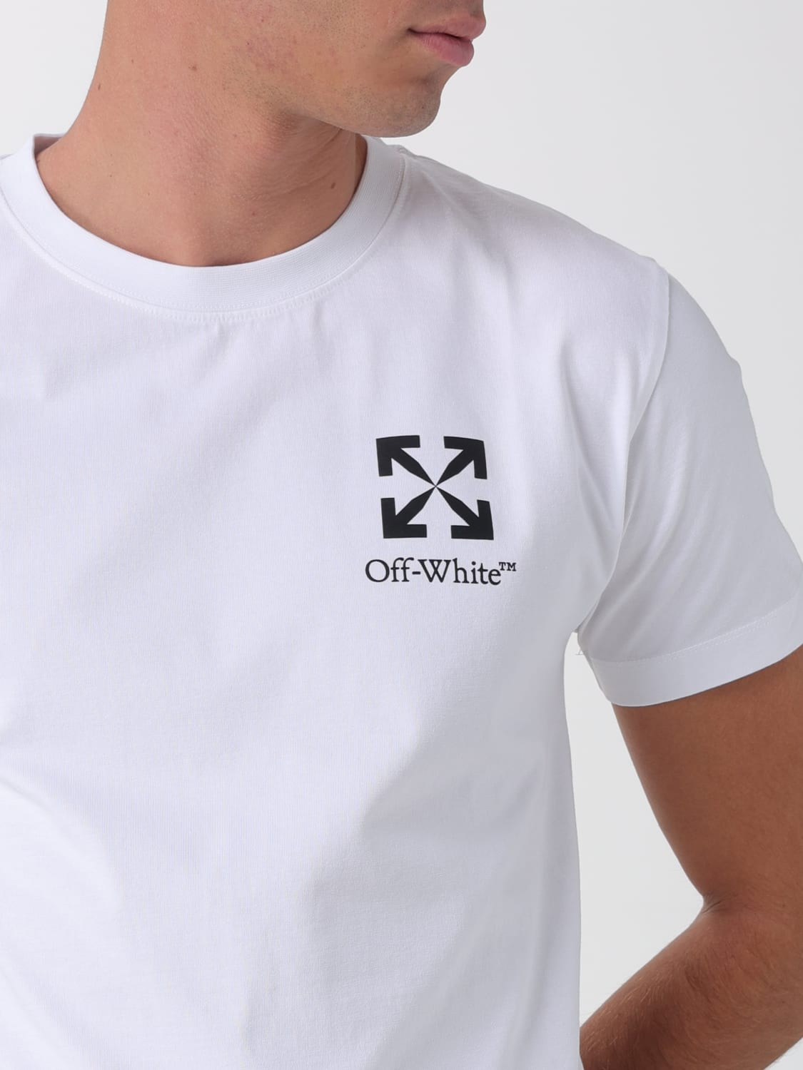 OFF-WHITE T-SHIRT: T-shirt men Off-white, White - Img 4