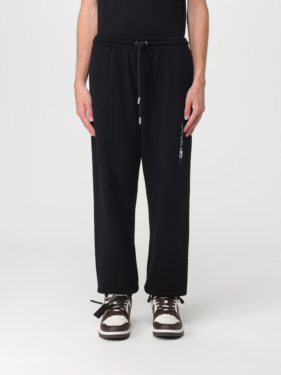 OFF-WHITE PANTS: Pants men Off-white, Black - Img 1