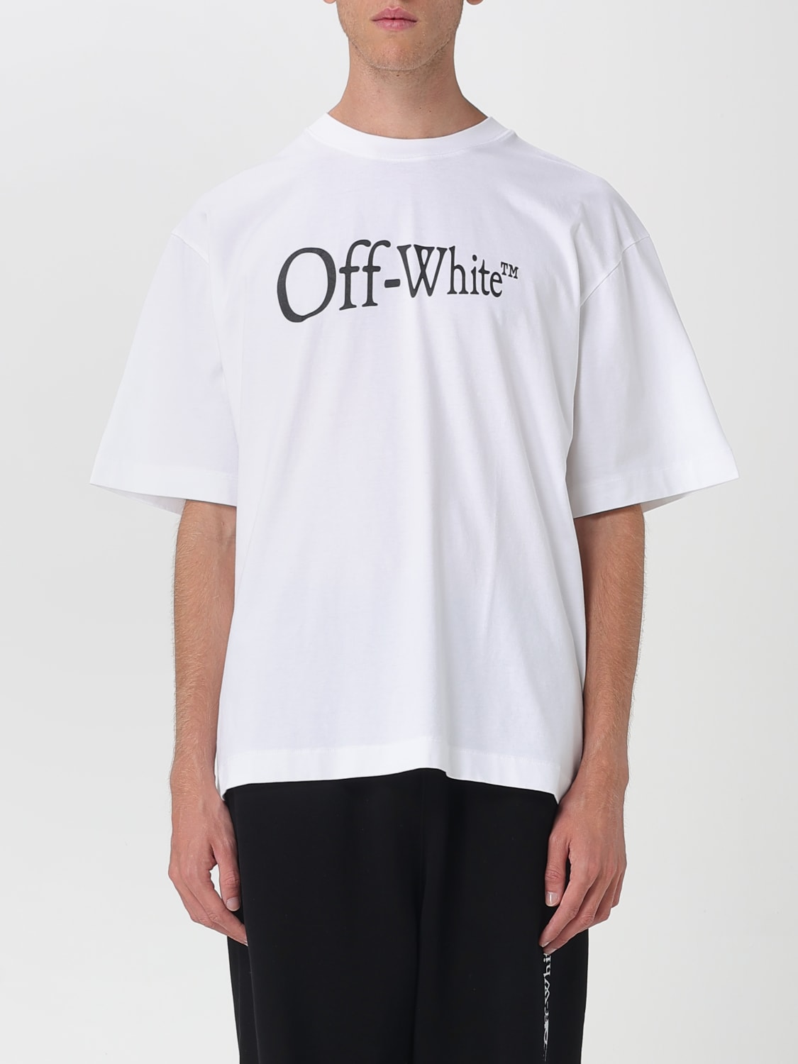 OFF-WHITE T-SHIRT: T-shirt in cotone stampata Off-White, Bianco - Img 1