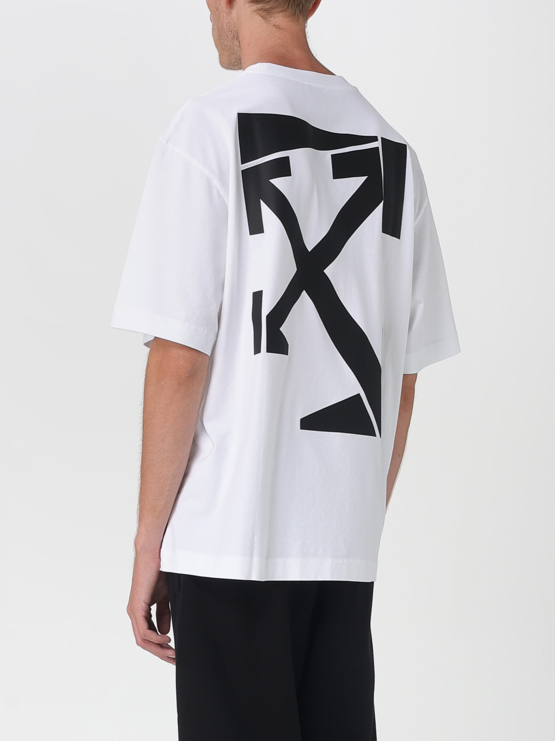 OFF-WHITE T-SHIRT: T-shirt in cotone stampata Off-White, Bianco - Img 2