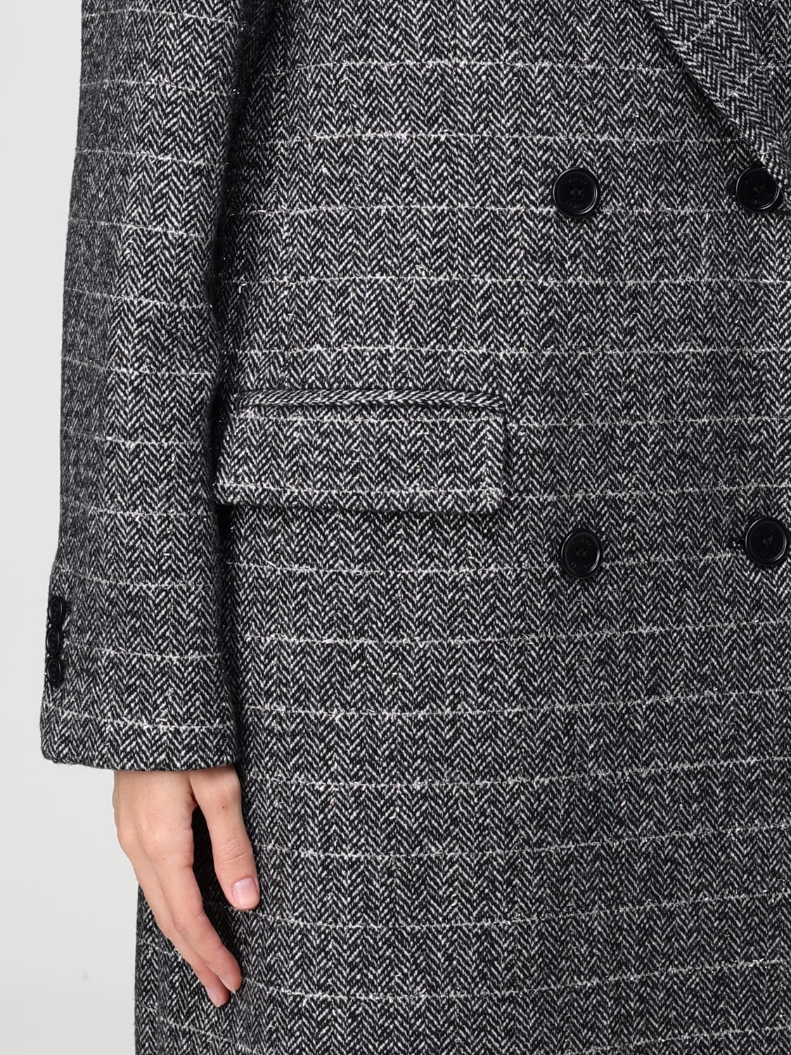 TWINSET MANTEL: Mantel damen Twinset, Schwarz - Img 3