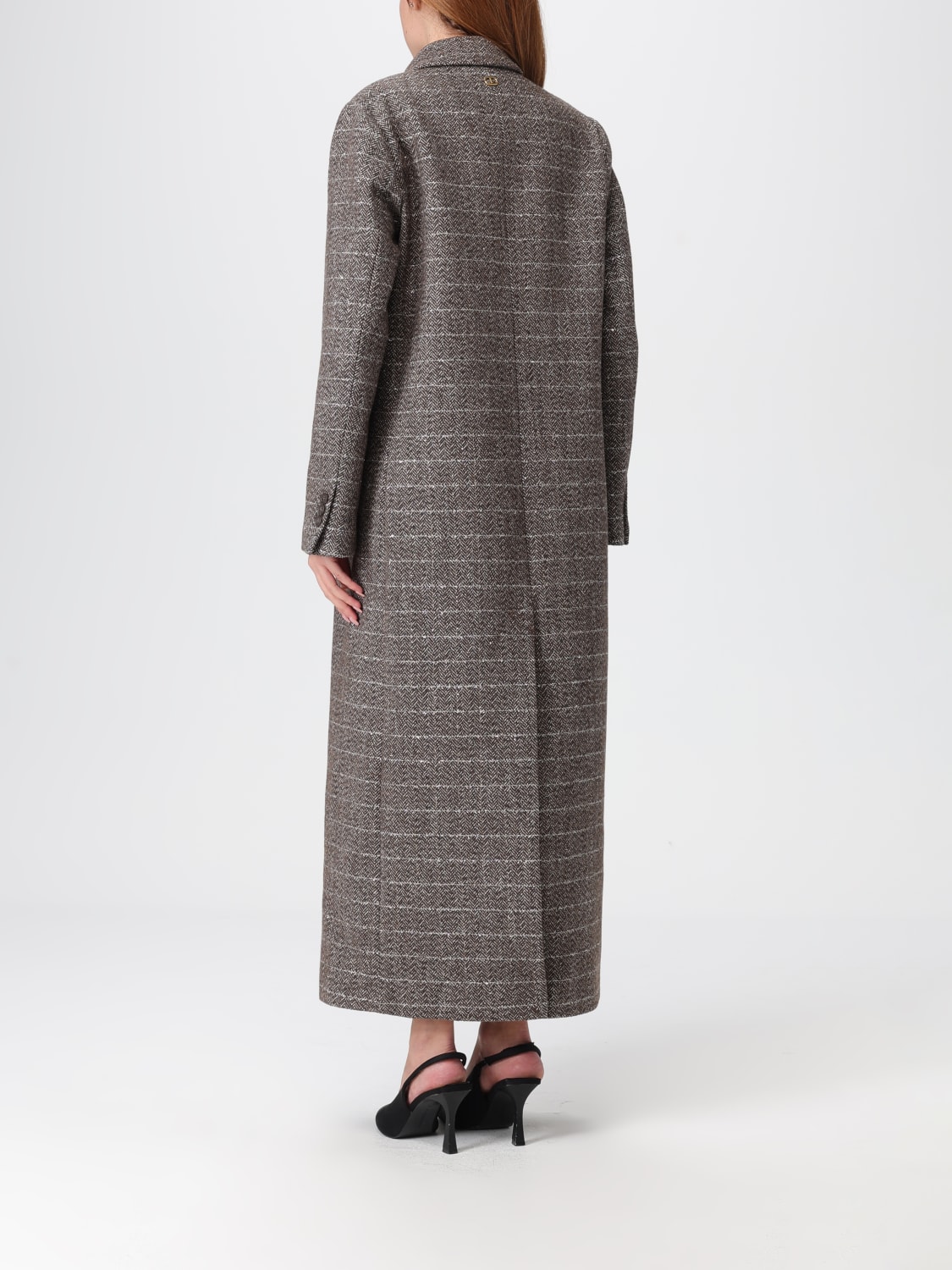 TWINSET ABRIGO: Abrigo mujer Twinset, Marrón - Img 2