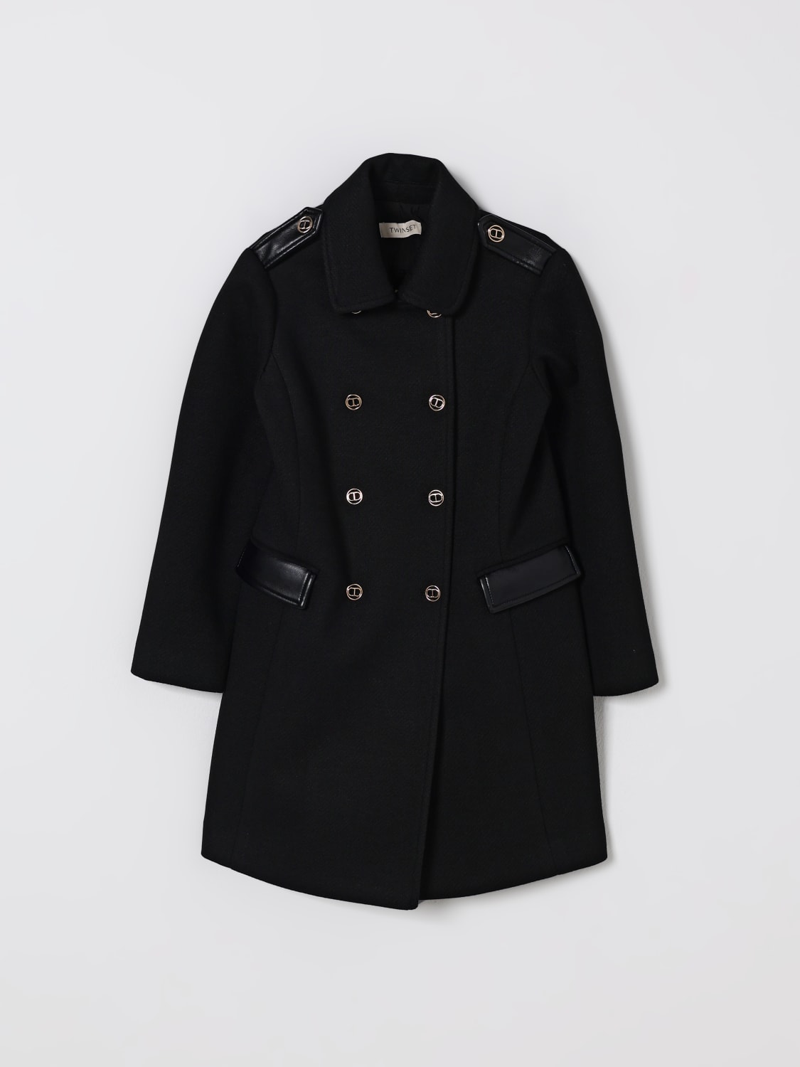 TWINSET COAT: Jacket kids Twinset, Black - Img 1
