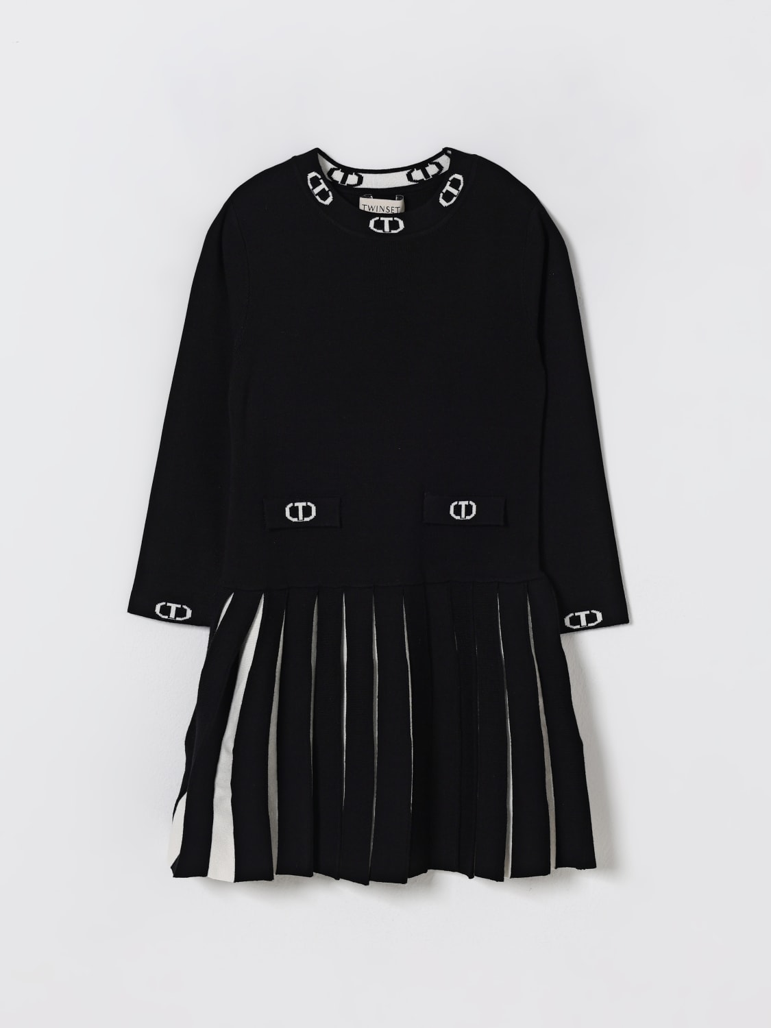 TWINSET VESTIDO: Vestido niños Twinset, Negro - Img 1