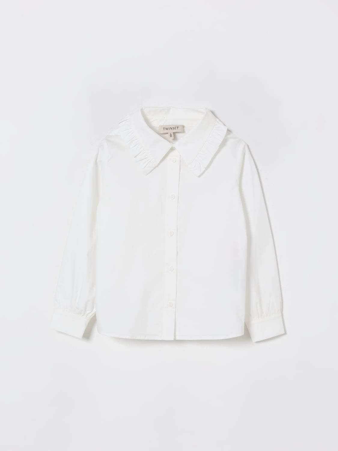 TWINSET BLUSE: Rock kinder Twinset, Weiß - Img 1