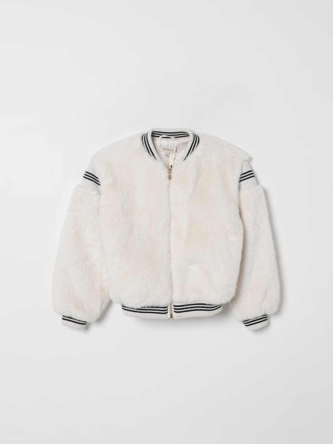 TWINSET MANTEL: Jacke kinder Twinset, Weiß - Img 1