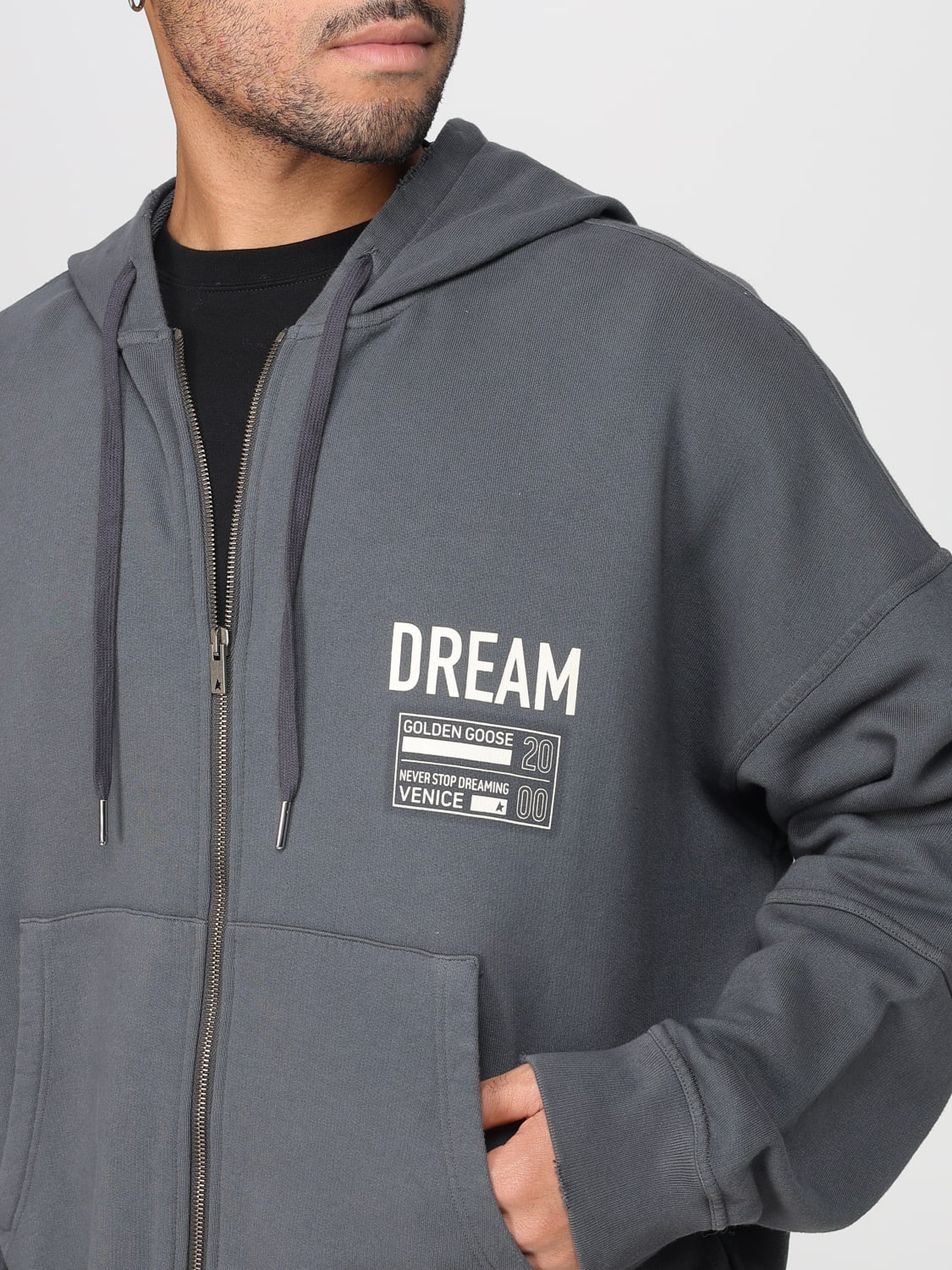 GOLDEN GOOSE SWEATSHIRT: Sweatshirt men Golden Goose, Grey - Img 4