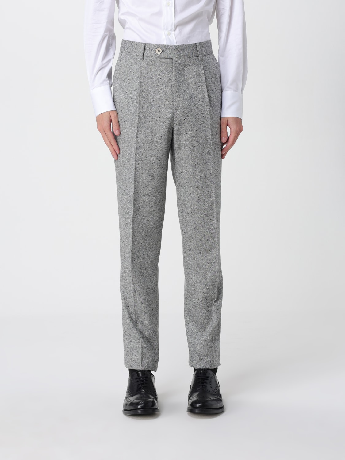 BRUNELLO CUCINELLI PANTS: Pants men Brunello Cucinelli, Grey - Img 1