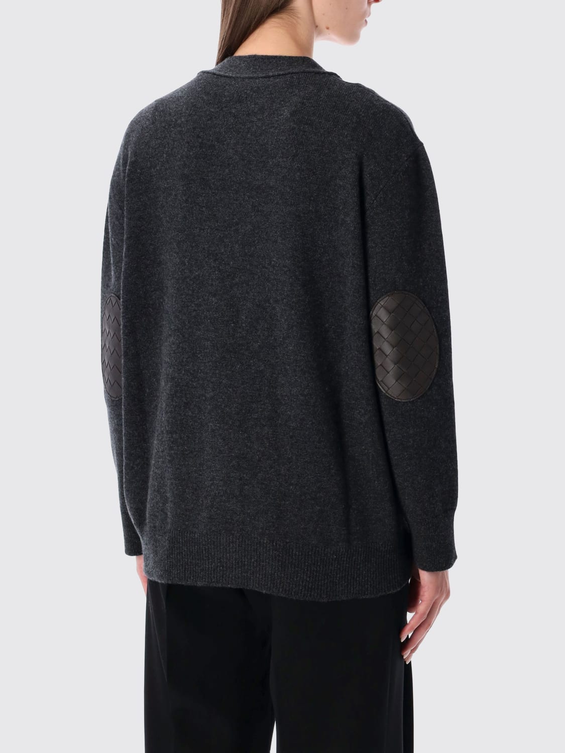 BOTTEGA VENETA PULLOVER: Pullover damen Bottega Veneta, Charcoal - Img 2