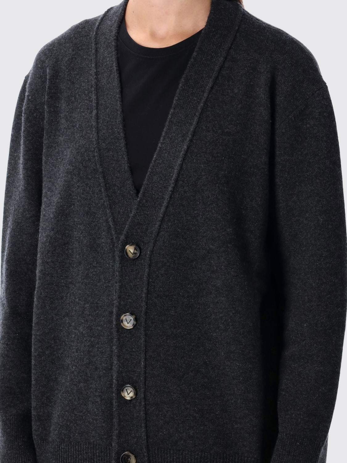 BOTTEGA VENETA PULLOVER: Pullover damen Bottega Veneta, Charcoal - Img 3