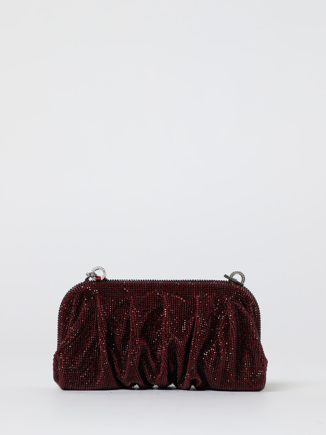 BENEDETTA BRUZZICHES CLUTCH: Clutch Benedetta Bruzziches, Bordeaux - Img 1