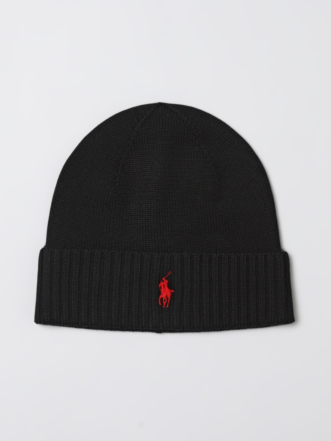 POLO RALPH LAUREN CAPPELLO: Cappello Polo Ralph Lauren in lana , Nero - Img 1