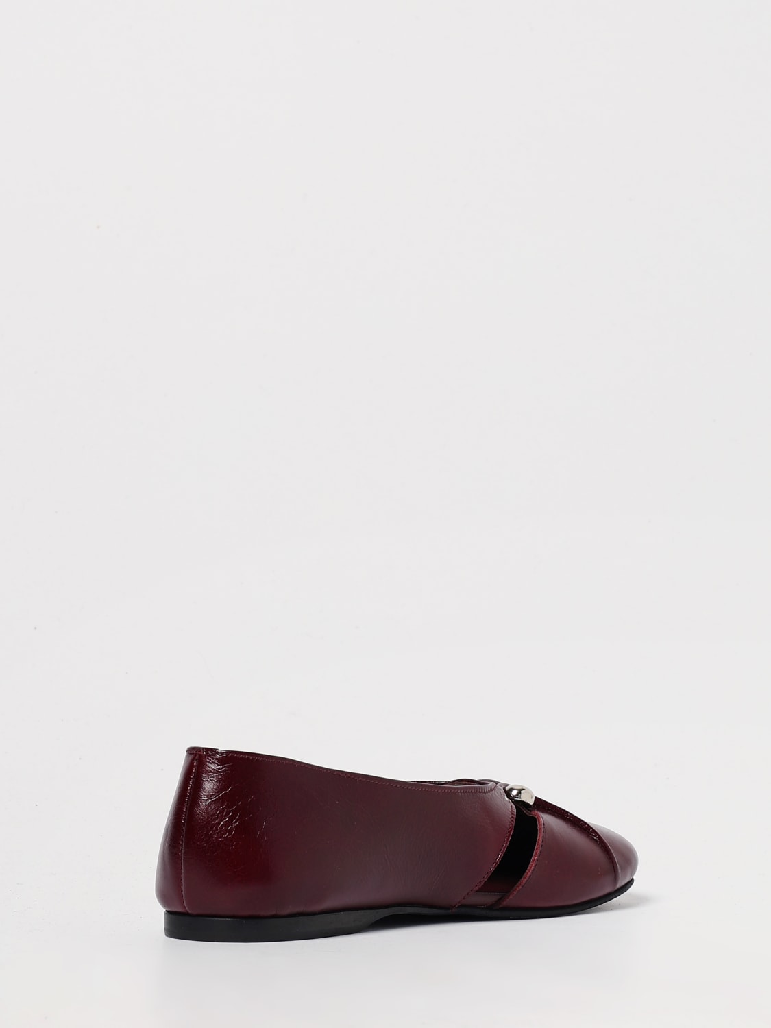 ALOHAS BALLERINE: Ballerines femme Alohas, Bordeaux - Img 3