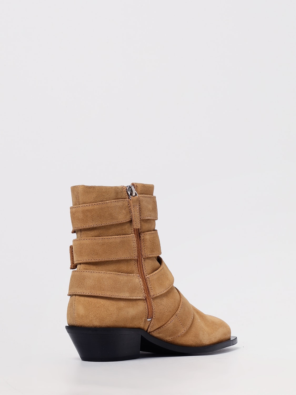 ALOHAS BOTAS: Botines planos mujer Alohas, Marrón - Img 3