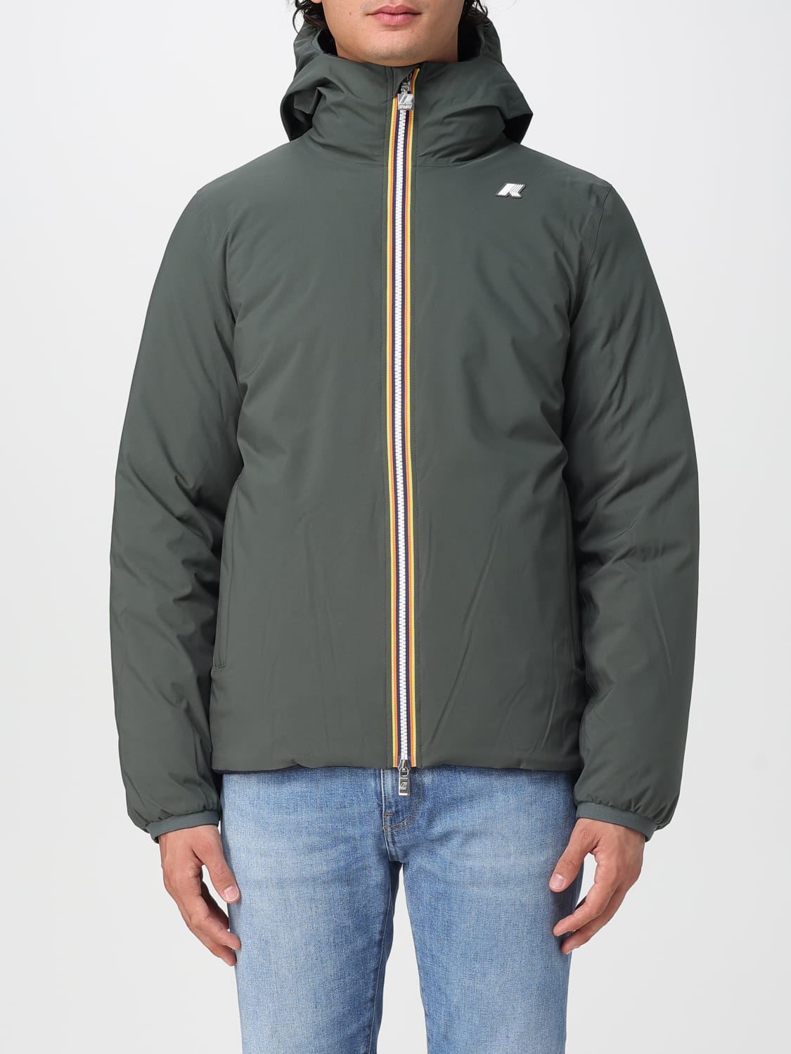 K-WAY JACKET: Jacket men K-way, Green - Img 1