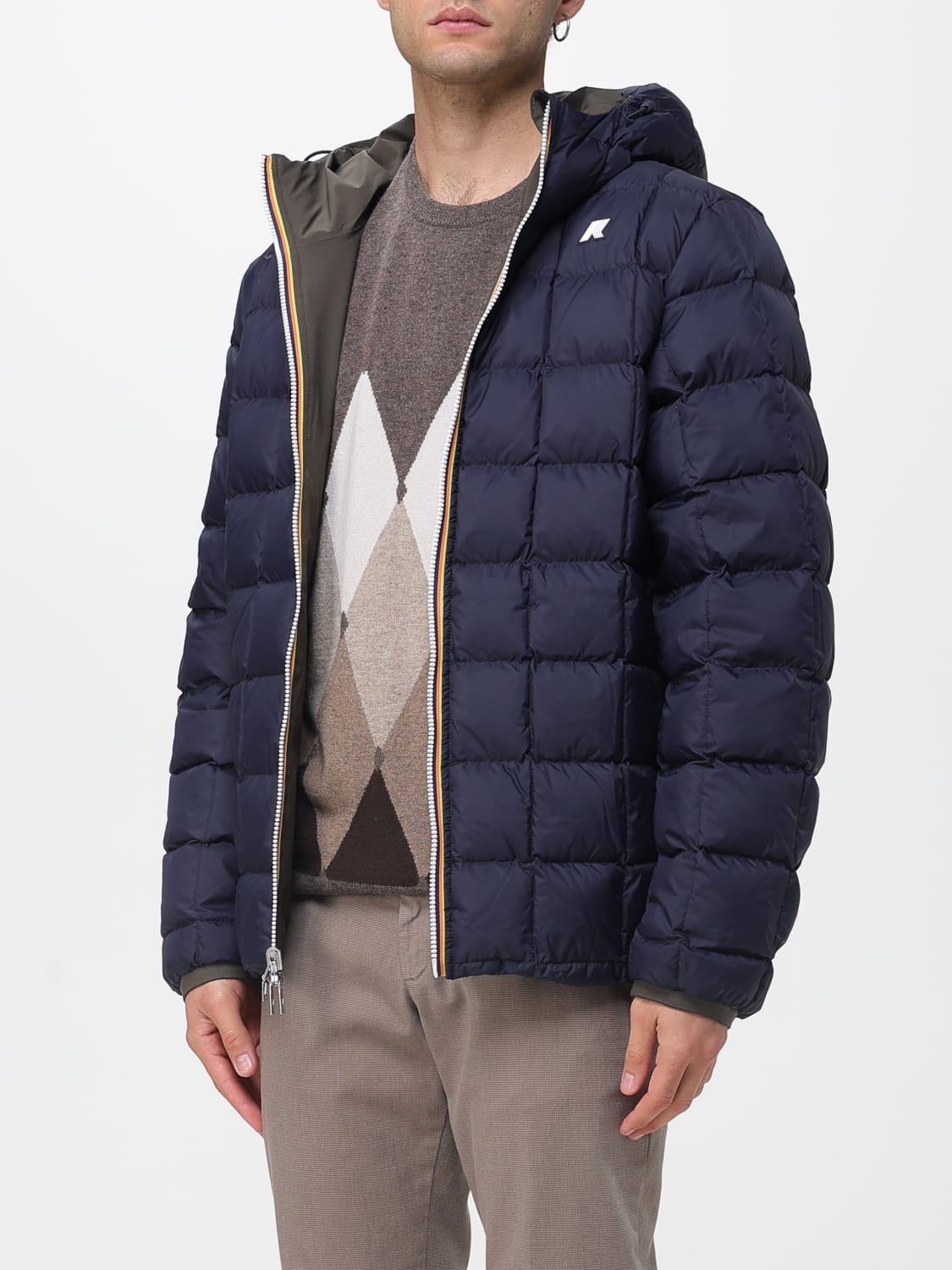 K-WAY 外套: 外套 男士 K-way, 棕色 - Img 3