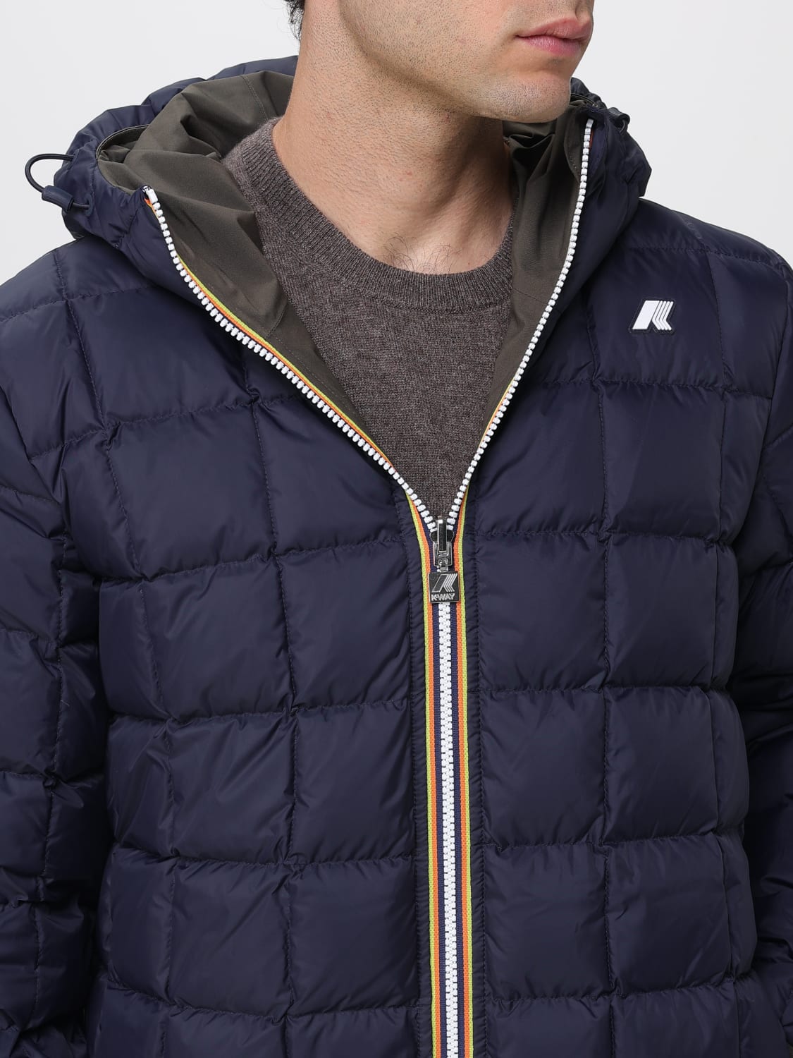 K-WAY 外套: 外套 男士 K-way, 棕色 - Img 4