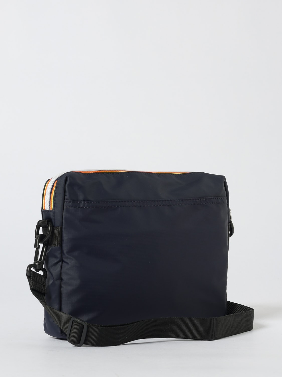 K-WAY BORSA A TRACOLLA: Borsa Impermeabile Moire K-Way in nylon , Blue - Img 2