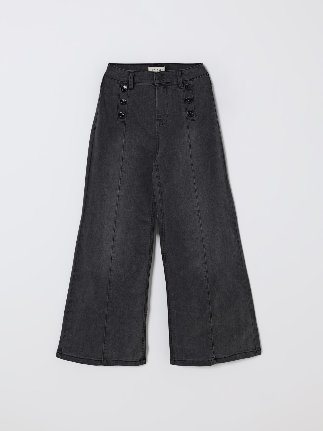 TWINSET JEANS: Vaquero niños Twinset, Negro - Img 1
