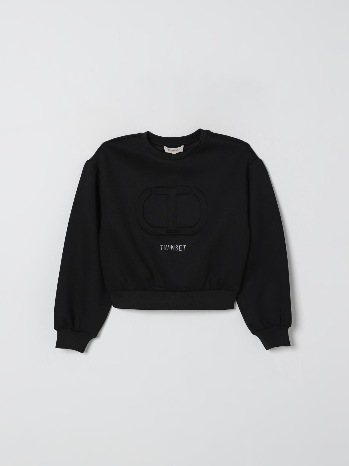 TWINSET PULLOVER: Pullover kinder Twinset, Schwarz - Img 1