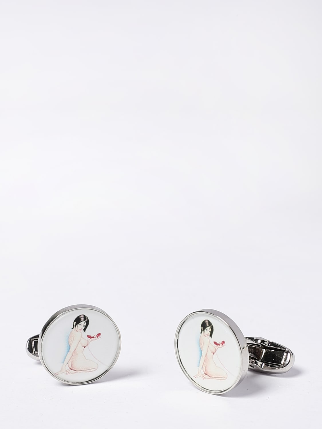 PAUL SMITH CUFFLINKS: Cufflinks men Paul Smith, White - Img 1