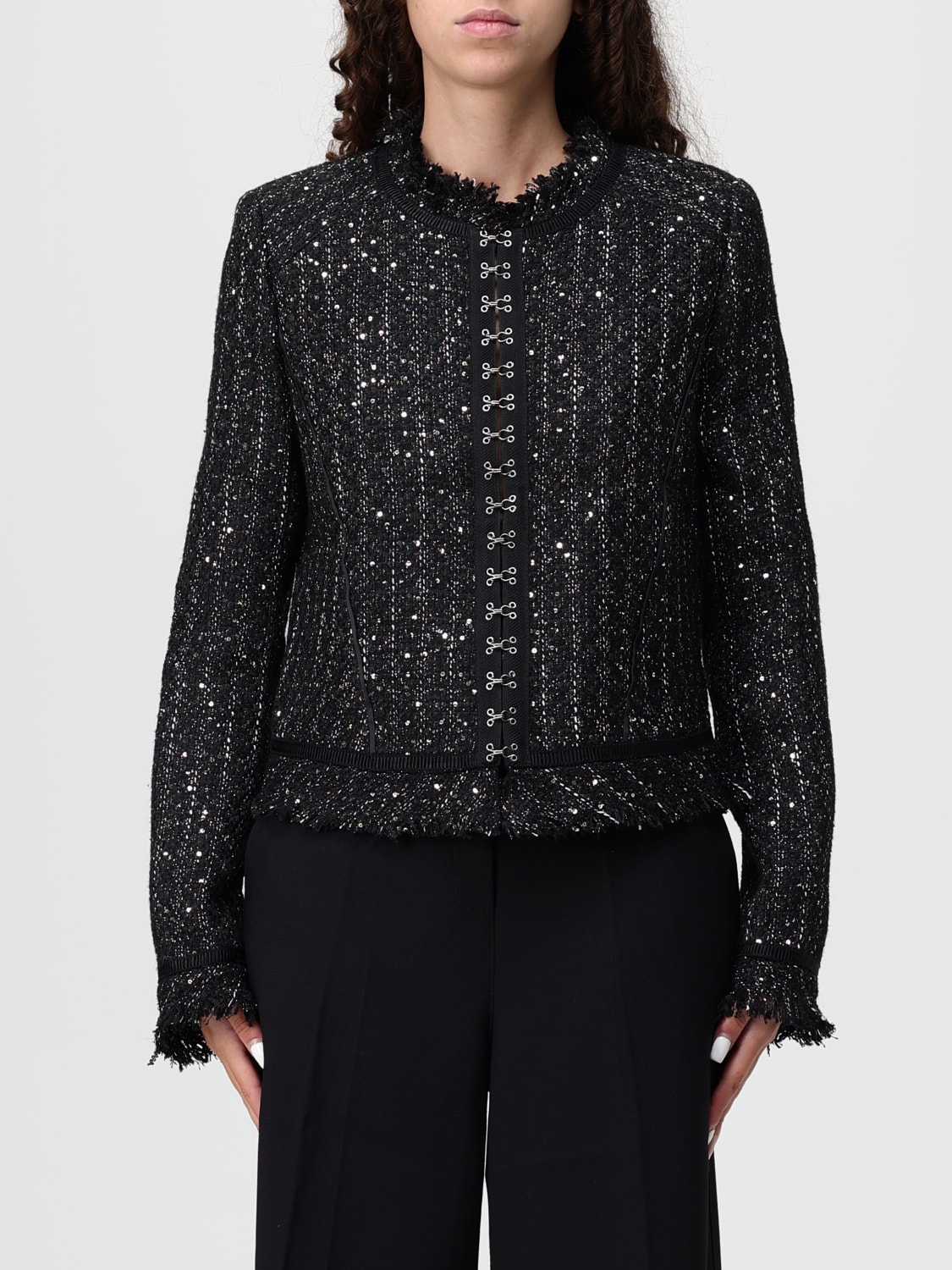 KARL LAGERFELD JACKE: Blazer damen Karl Lagerfeld, Schwarz - Img 1