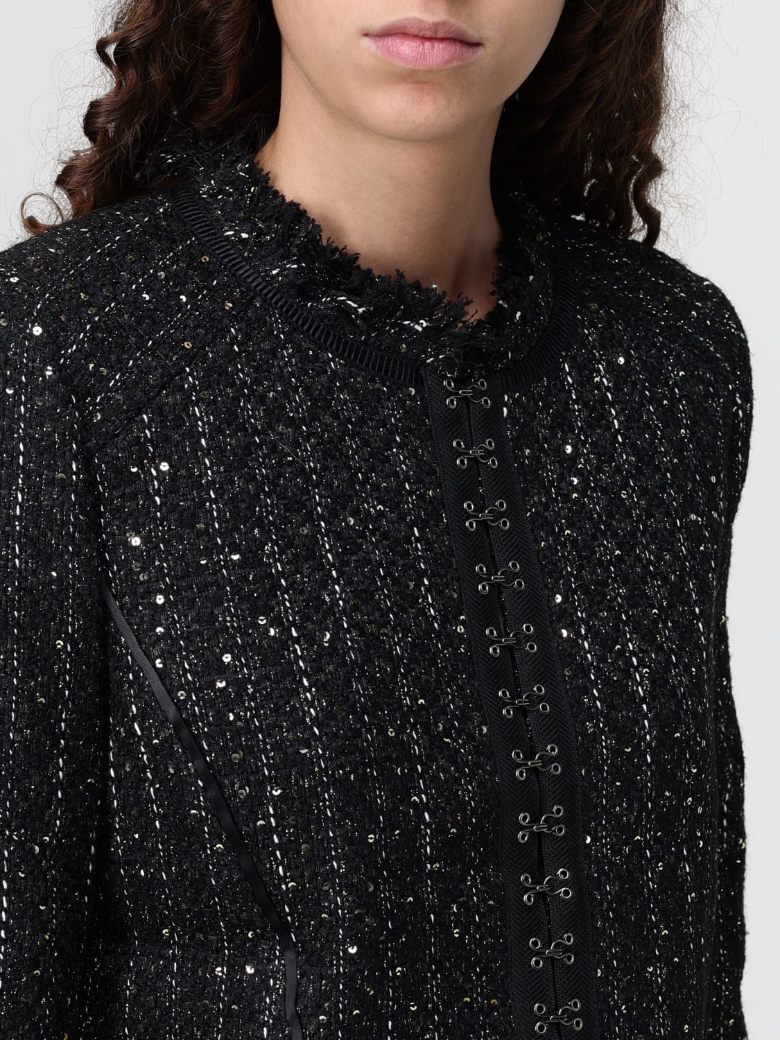 KARL LAGERFELD JACKE: Blazer damen Karl Lagerfeld, Schwarz - Img 3