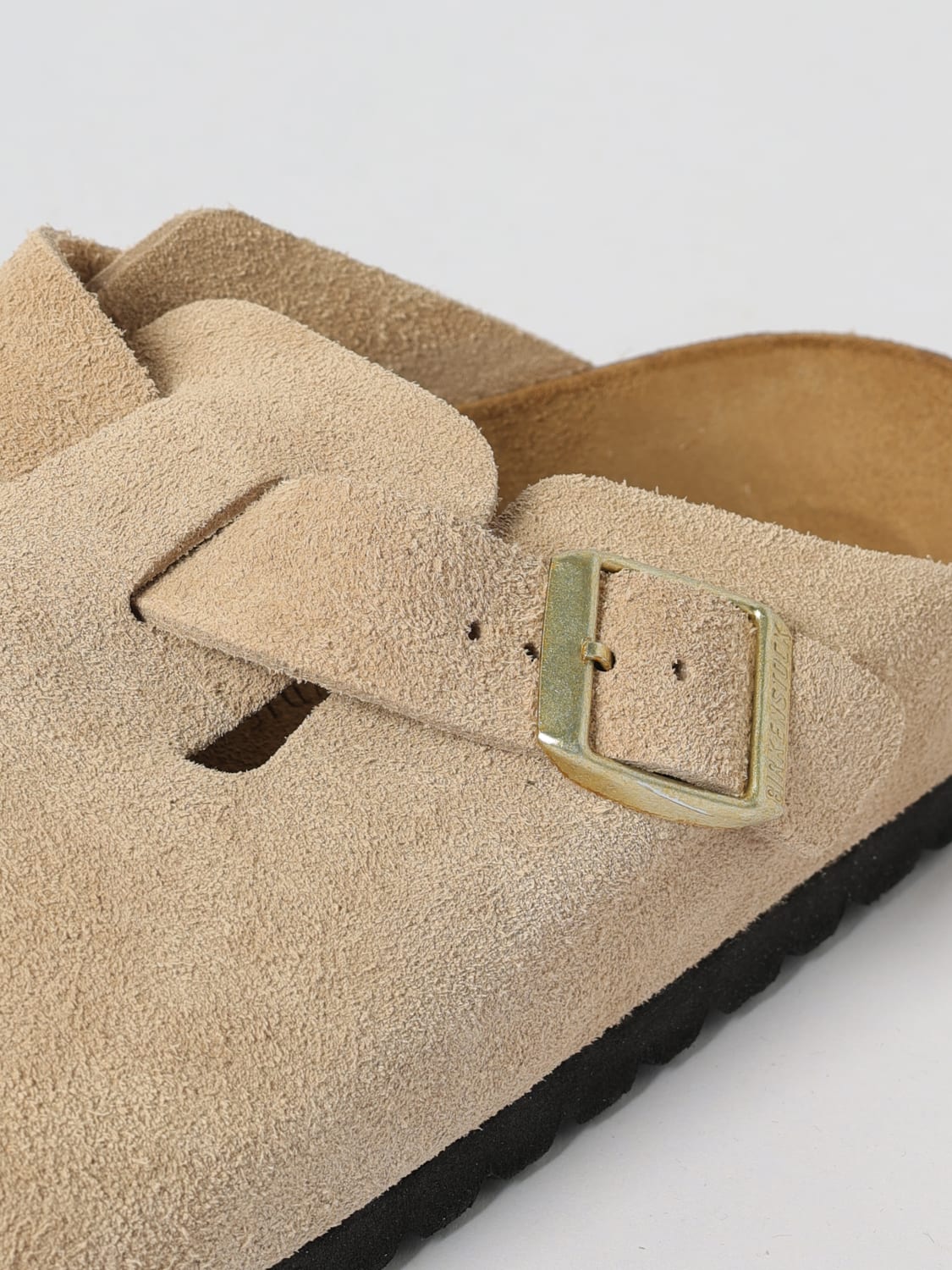 BIRKENSTOCK SHOES: Flat sandals woman Birkenstock, Beige - Img 4