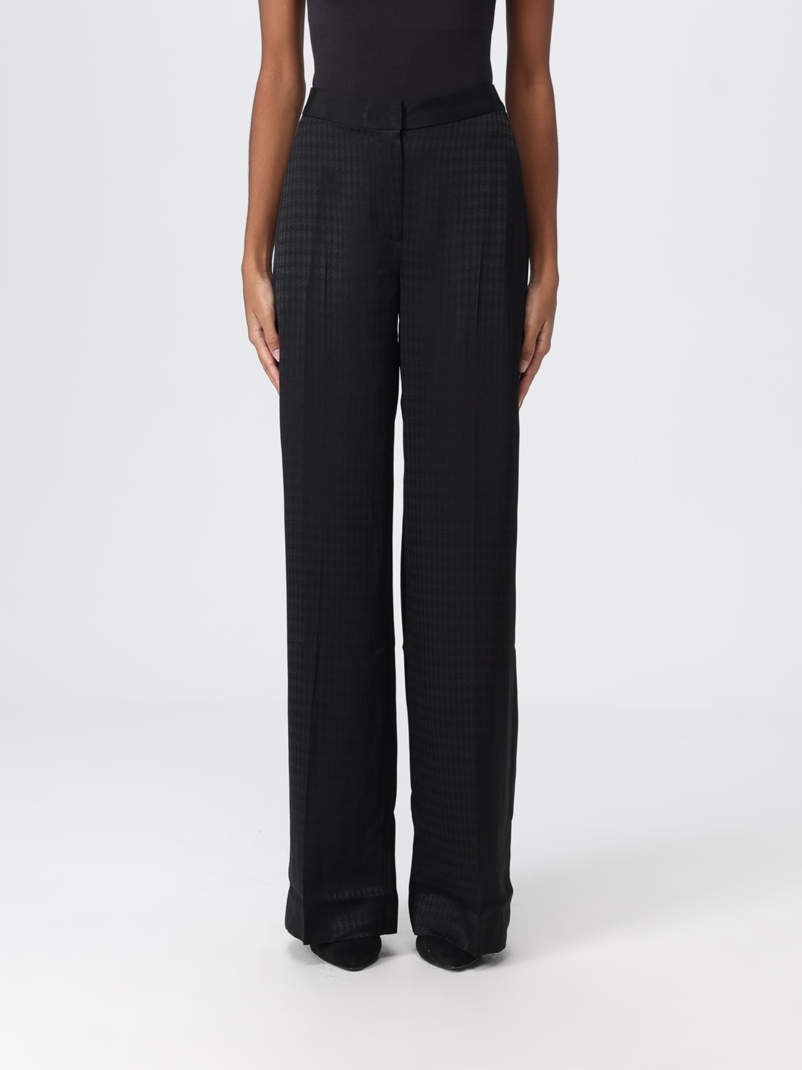 KARL LAGERFELD PANTS: Pants woman Karl Lagerfeld, Black - Img 1