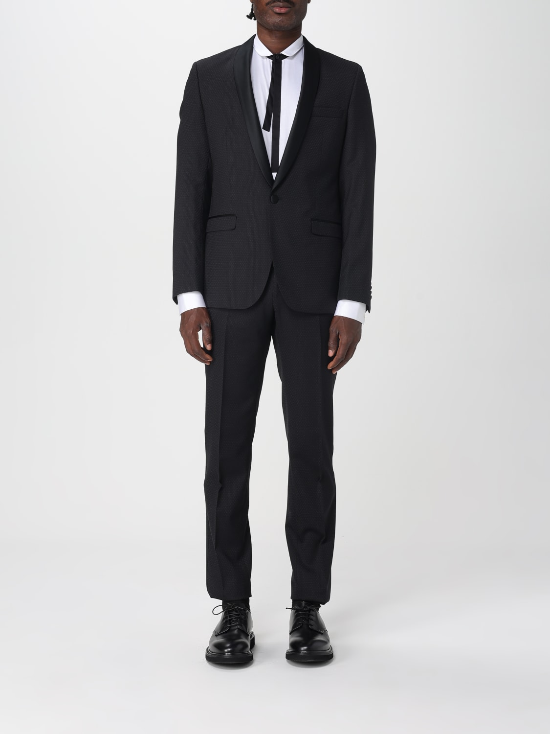 KARL LAGERFELD SUIT: Suit men Karl Lagerfeld, Black - Img 1
