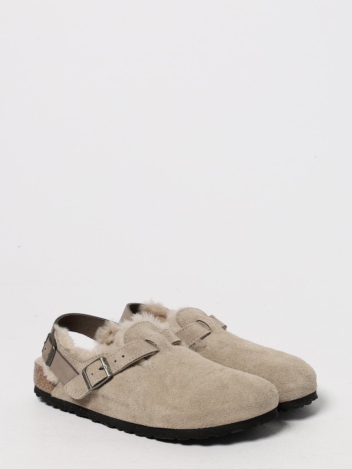 BIRKENSTOCK SHOES: Flat sandals woman Birkenstock, Brown - Img 2