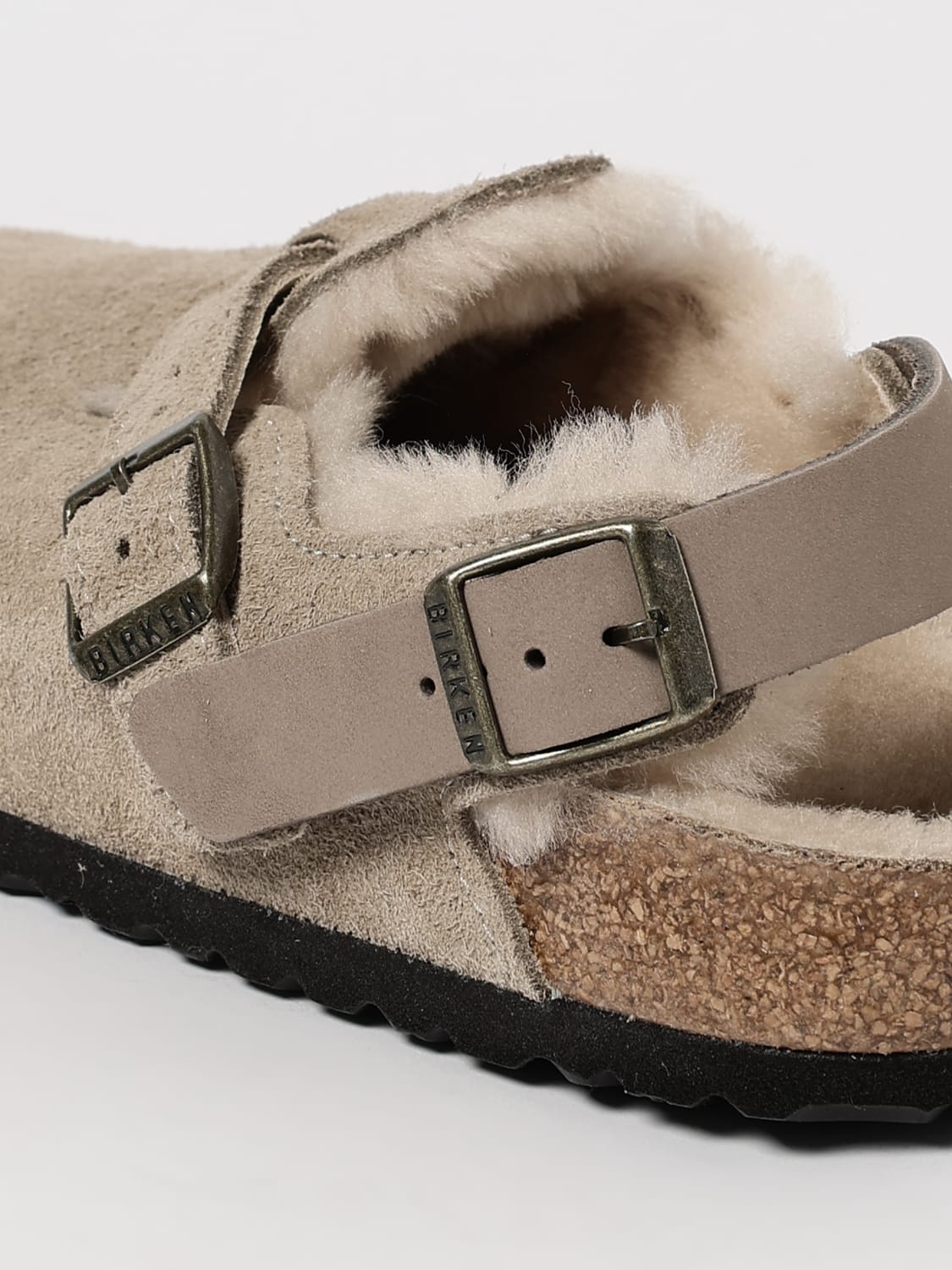 BIRKENSTOCK SHOES: Flat sandals woman Birkenstock, Brown - Img 4