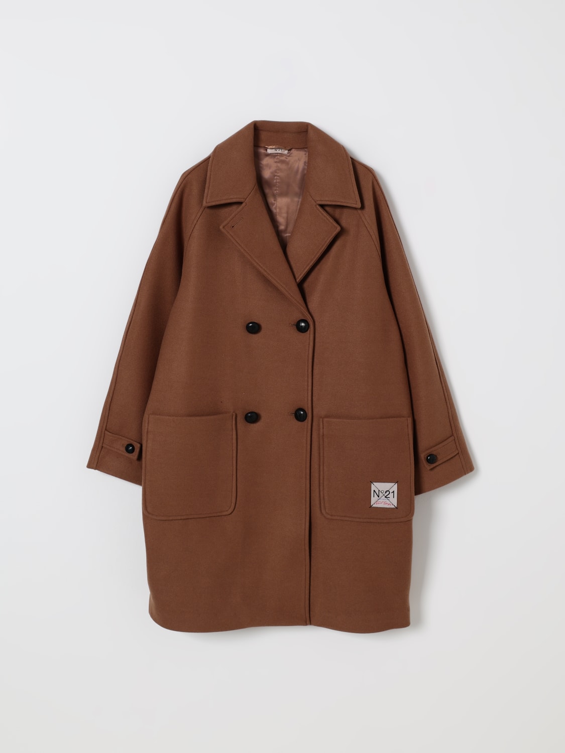N° 21 COAT: Jacket kids N° 21, Camel - Img 1