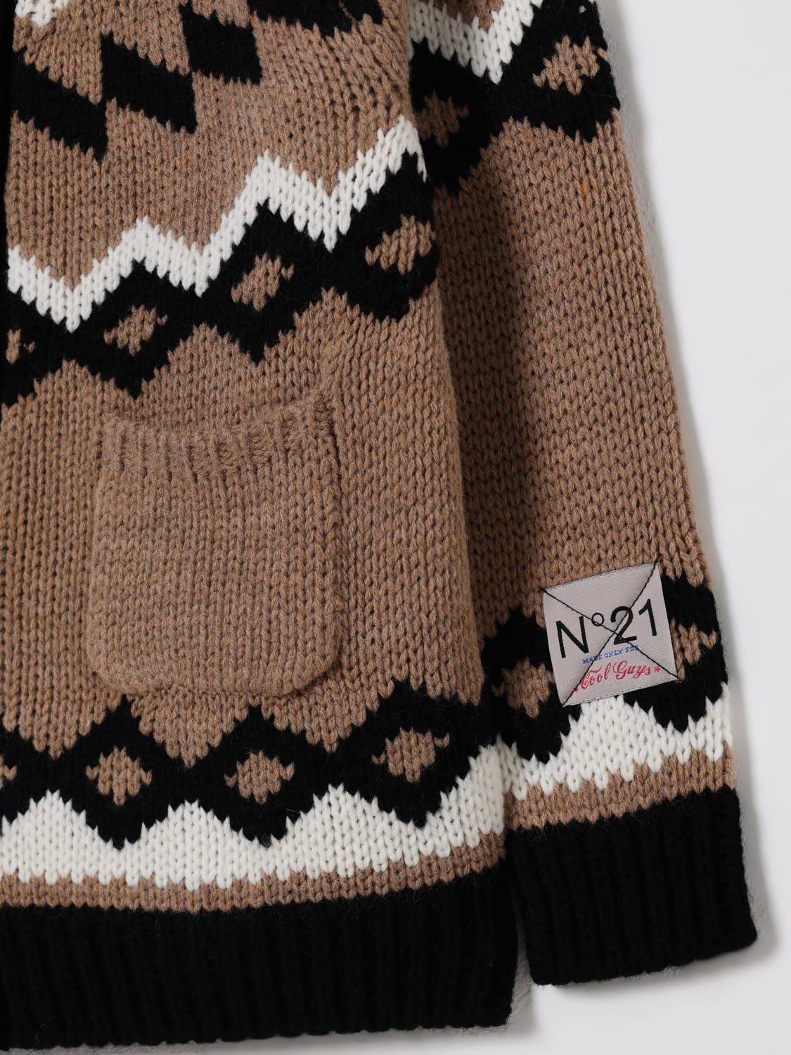 N° 21 JERSEY: Jersey niños N° 21, Camello - Img 3