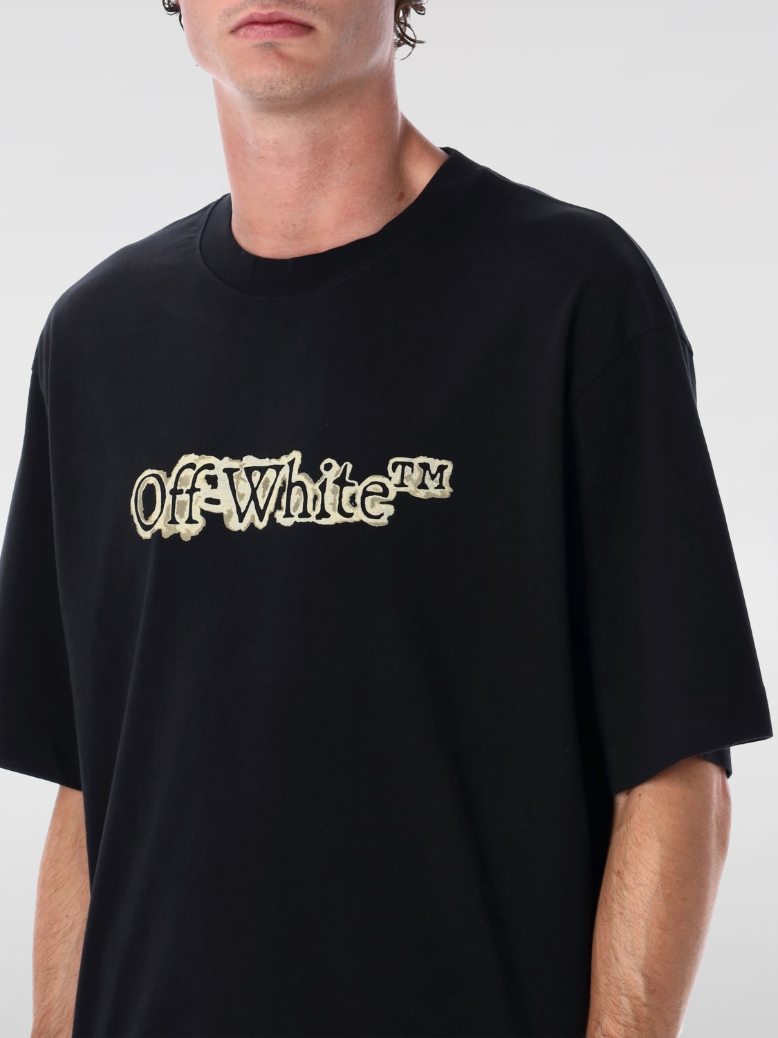 OFF-WHITE T-SHIRT: T-shirt men Off-white, Black - Img 3