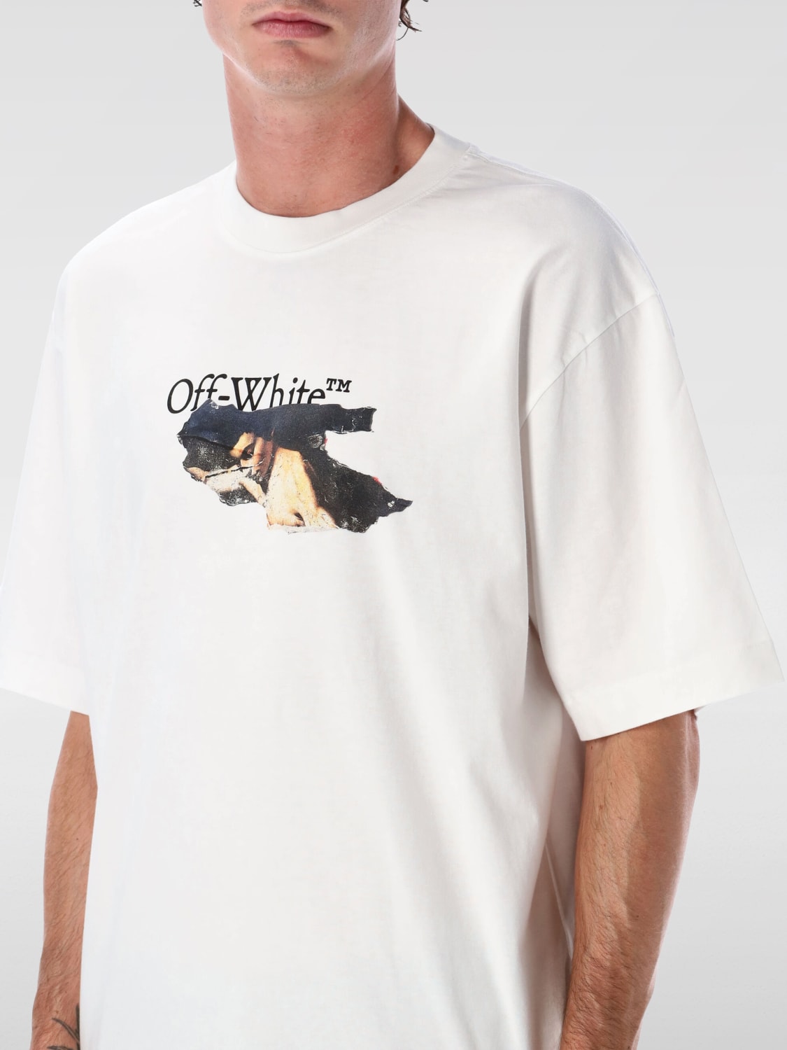 OFF-WHITE T-SHIRT: T-shirt herren Off-white, Weiß - Img 3