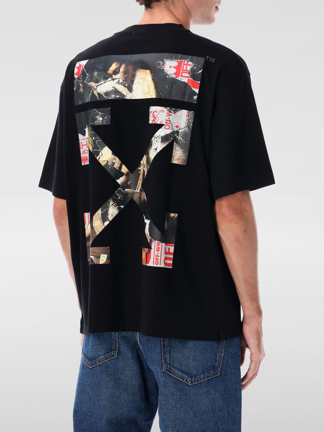 OFF-WHITE T-SHIRT: T-shirt herren Off-white, Schwarz - Img 2