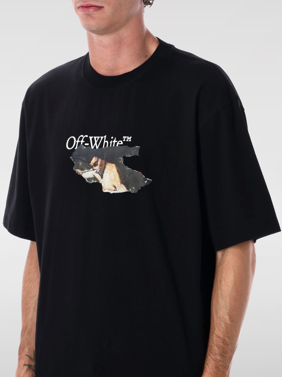 OFF-WHITE T-SHIRT: T-shirt herren Off-white, Schwarz - Img 3