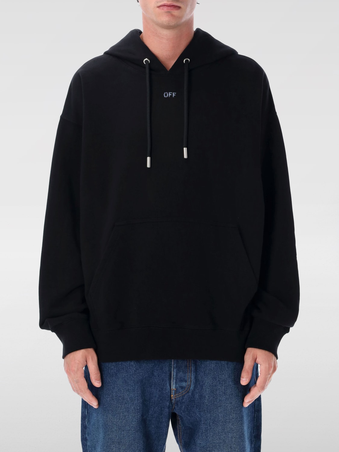 OFF-WHITE SWEATSHIRT: Sweatshirt men Off-white, Black - Img 1