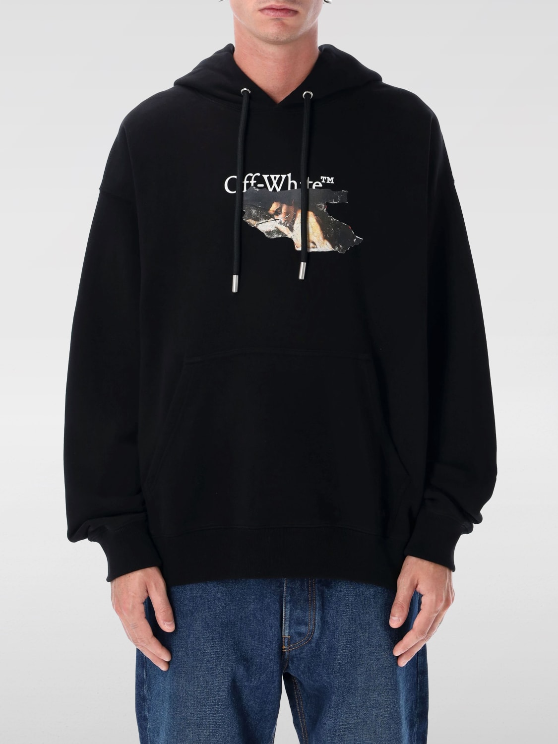 OFF-WHITE SWEATSHIRT: Sweatshirt men Off-white, Black - Img 1