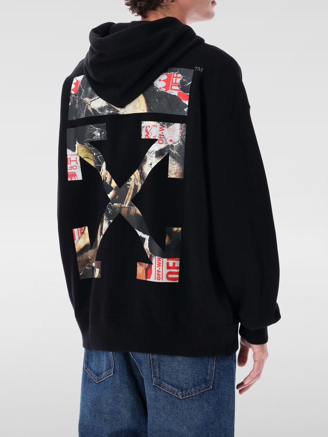 OFF-WHITE SWEATSHIRT: Sweatshirt men Off-white, Black - Img 2