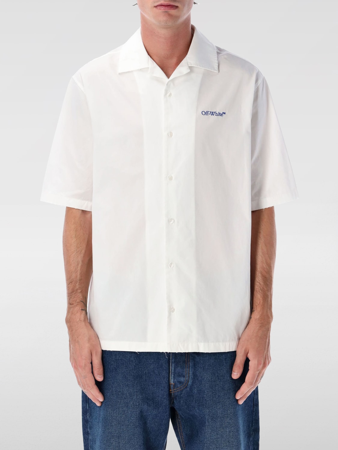 OFF-WHITE SHIRT: T-shirt men Off-white, White - Img 1