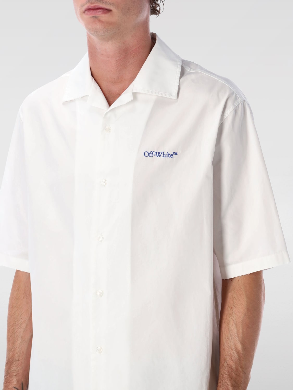 OFF-WHITE SHIRT: T-shirt men Off-white, White - Img 3