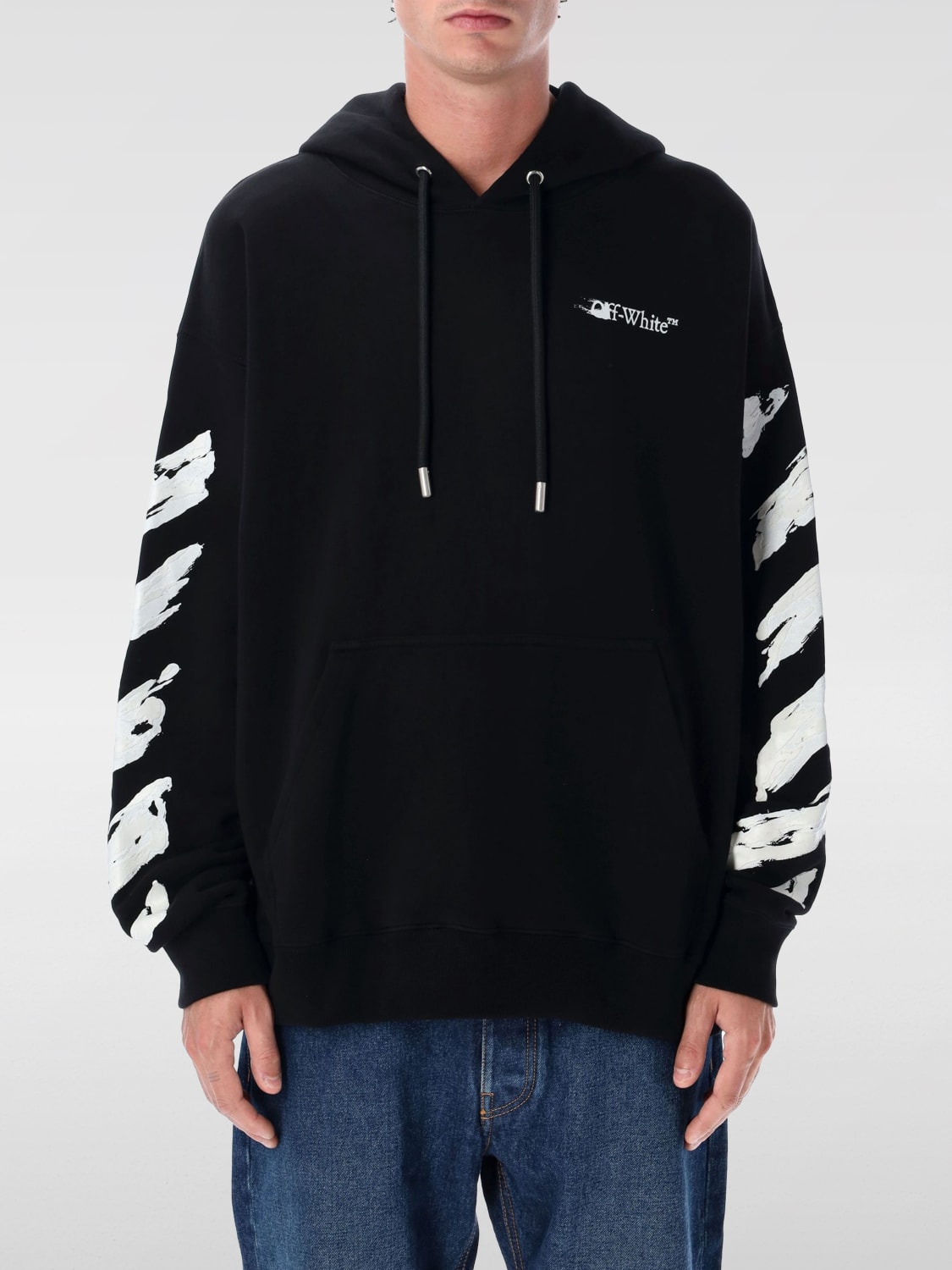 OFF-WHITE SWEATSHIRT: Sweatshirt men Off-white, Black - Img 1